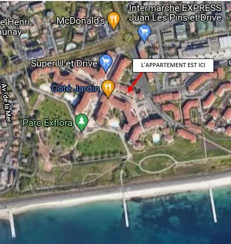 Apartman Super T2 Renove Apercu Toutes Commodites Antibes